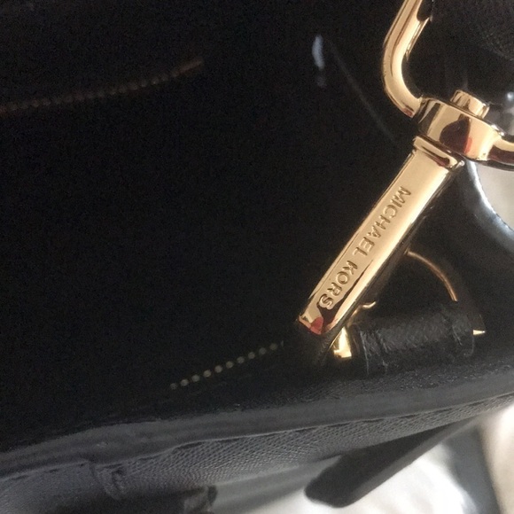 Michael Kors Dillon Saffiano Leather Satchel - Black - Picture 8 of 16